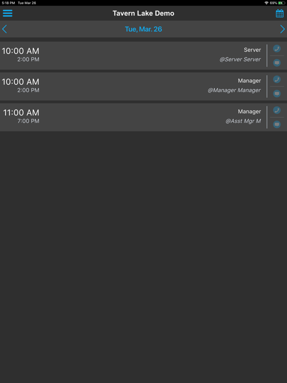Screenshot #5 pour oneSchedule
