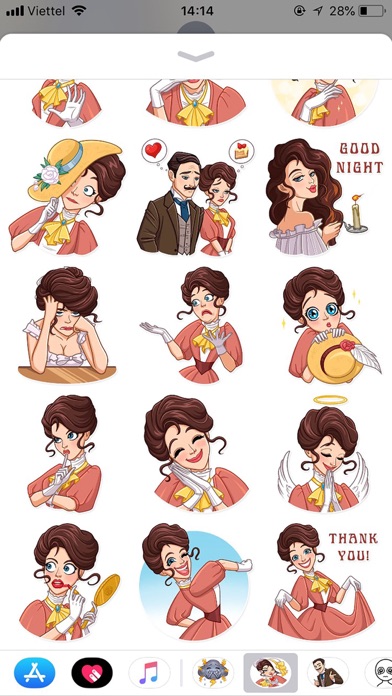 Screenshot #3 pour Lady Style Funny Stickers