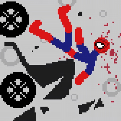 Stickman Pixel Dismounting