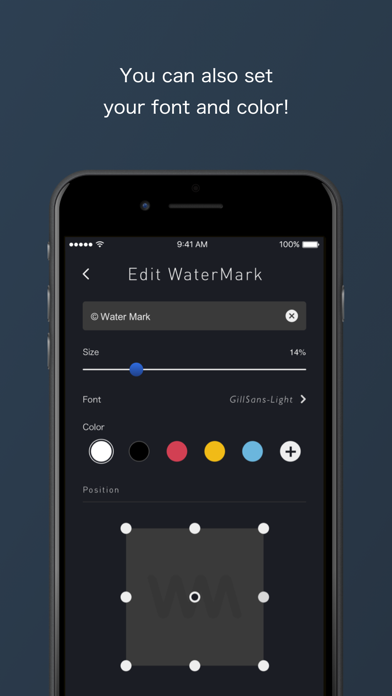 WaterMark - Add Text to Pics! screenshot 2