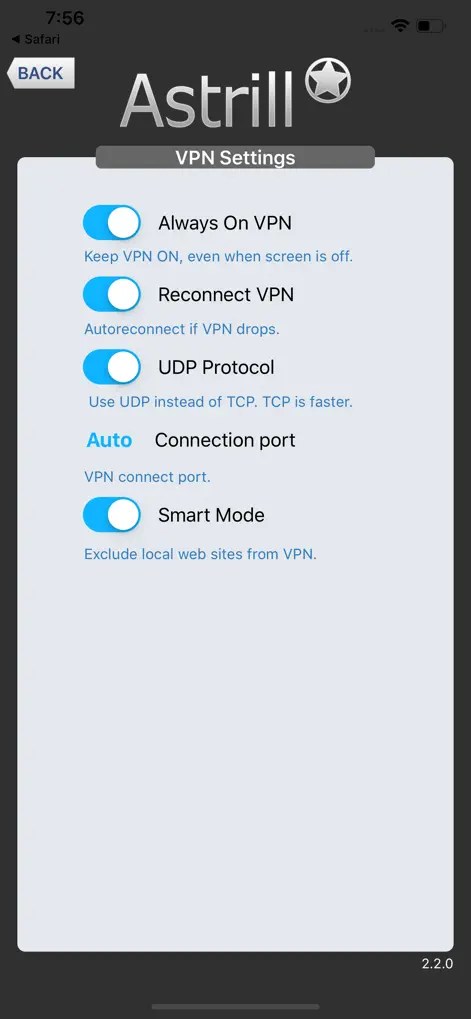 Astrill VPN Client - Productivity App | MWM