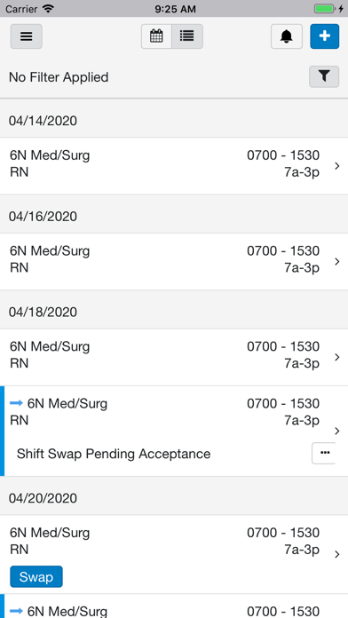 Cerner Staff Manager Screenshot