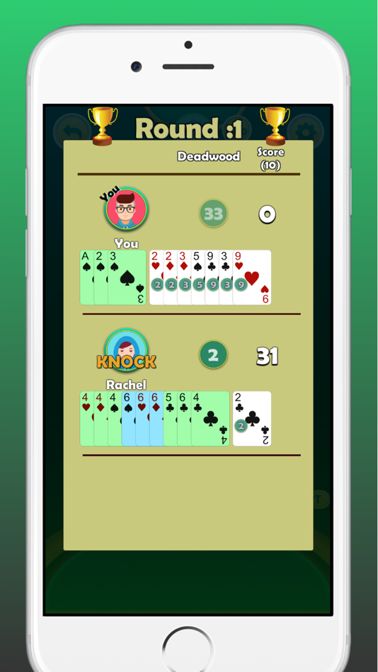 #7. Gin Rummy Offline Card Game (iOS) 由: Sandip Vala