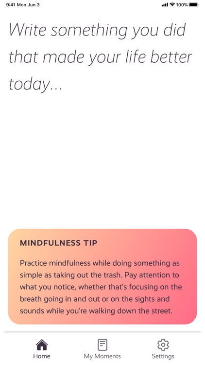 Moments - Daily Mindfulness