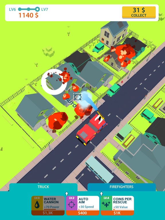 Screenshot #4 for Idle Firetruck
