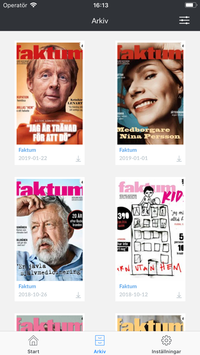 Gatutidningen Faktum Screenshot