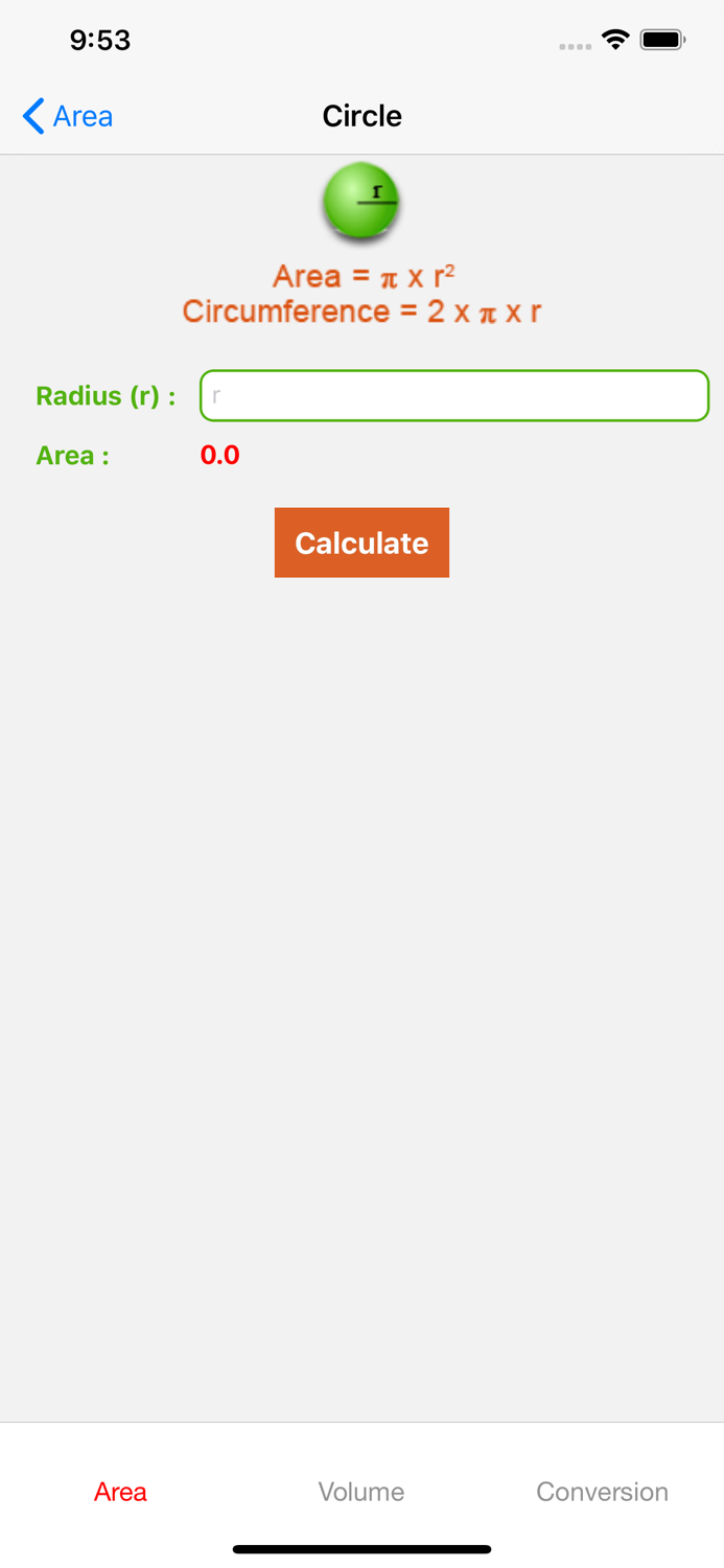 Area Volume and Conversion