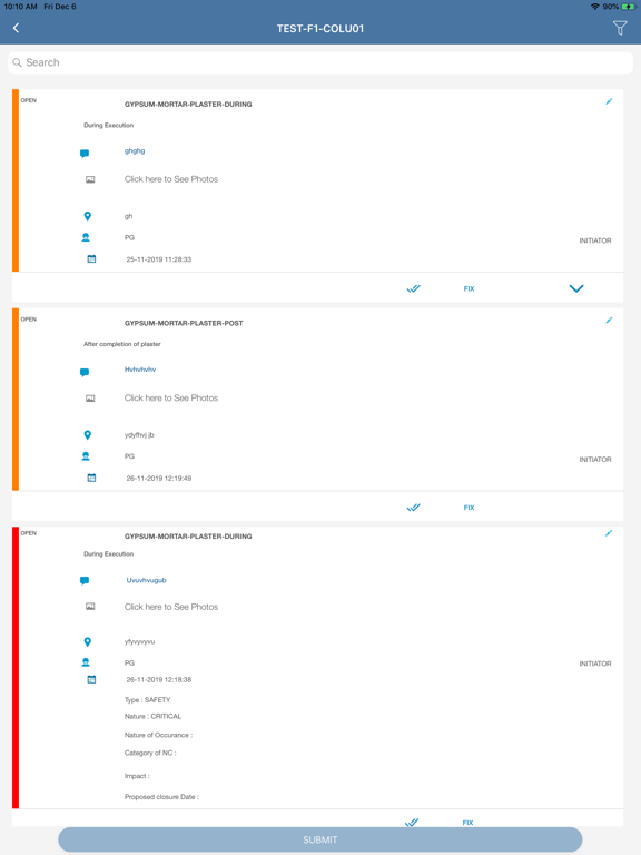 QwikSpec iPad screenshot