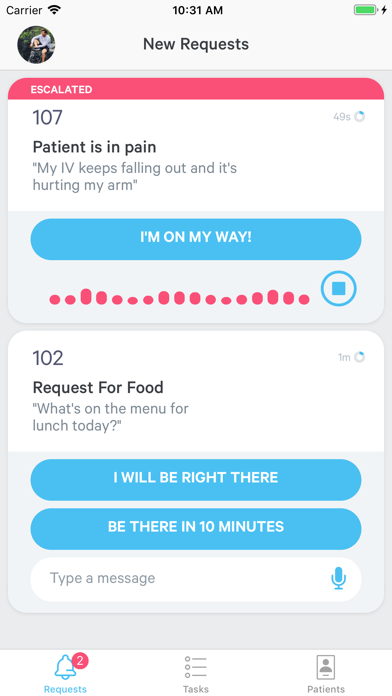 Aiva CareTeam Screenshot