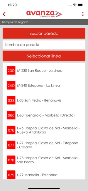 Zrzut ekranu 2 Málaga Avanza Grupo iphone