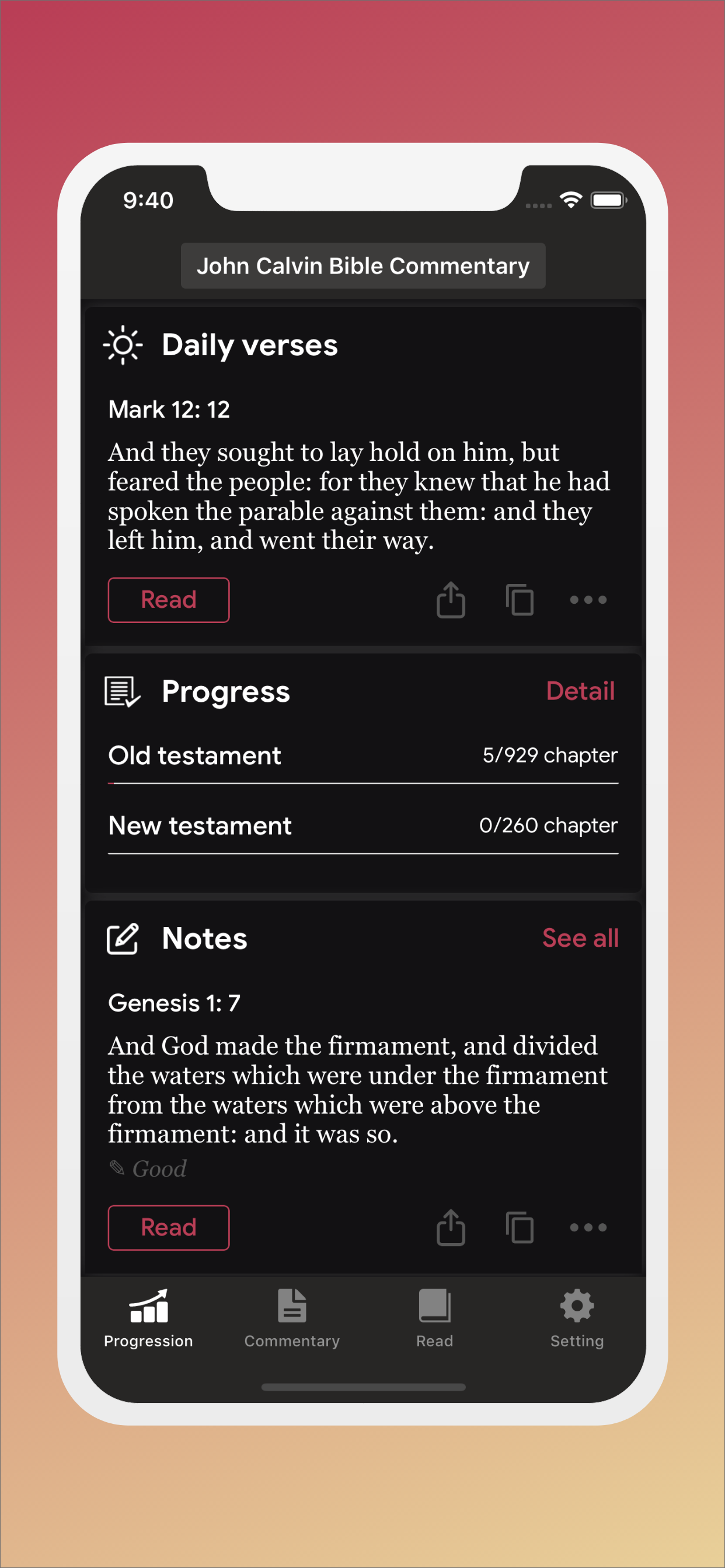 John Calvin Commentary
