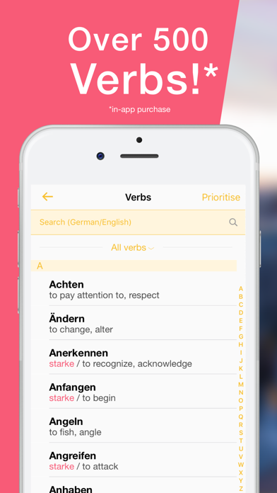 Conjuu - German Conjugation Screenshot
