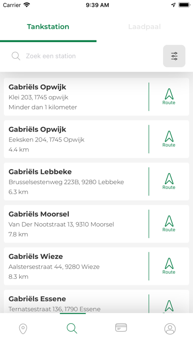 Gabriëls Stations Finder Screenshot
