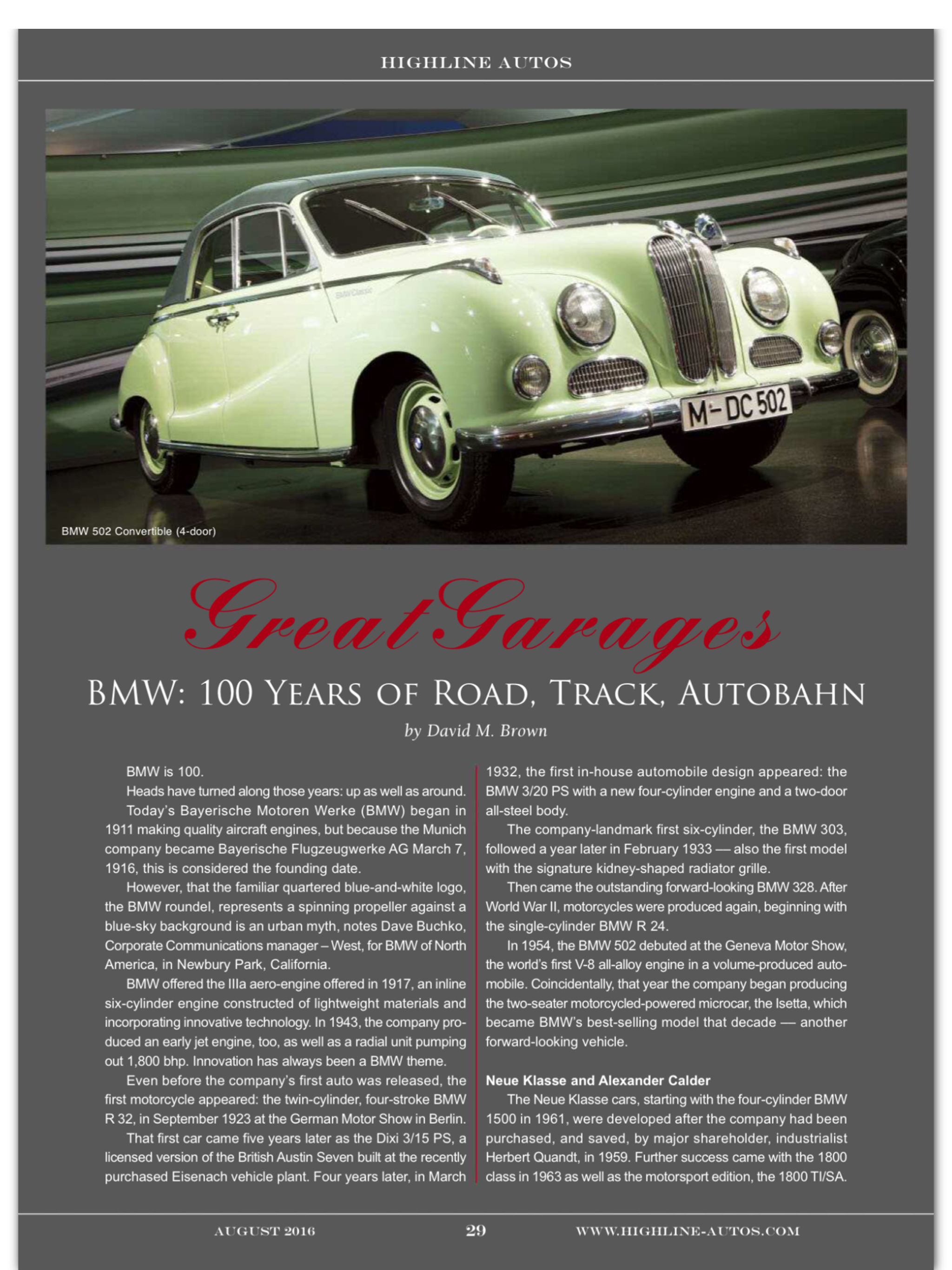 Highline Autos Magazine