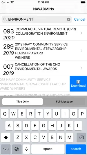 NAVADMIN Viewer screenshot 3