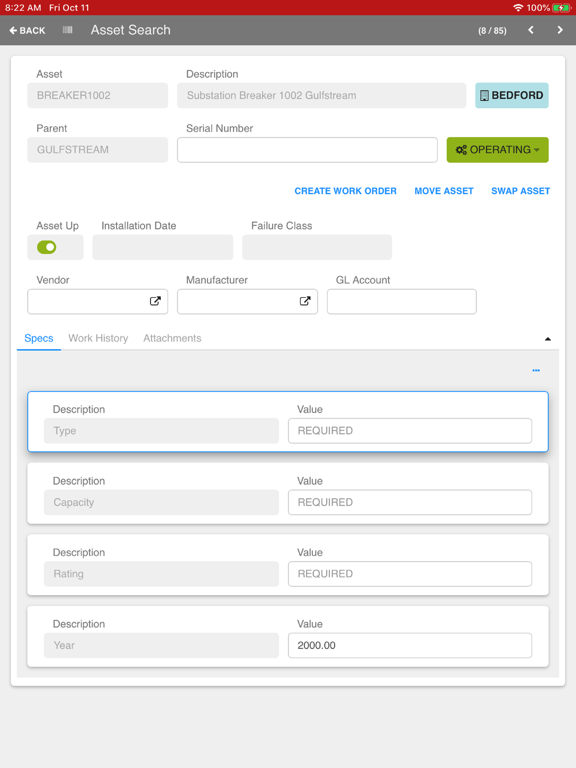 Screenshot #6 pour Prometheus Mobile for Maximo