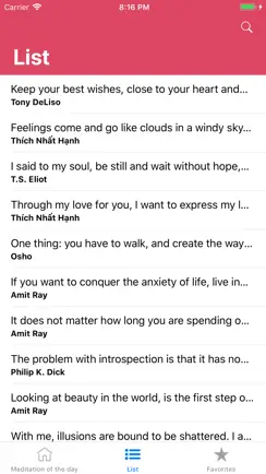 Meditation of the day iPhone image 3