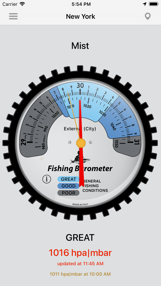 Fishing Barometer - 1.8 - (iOS)