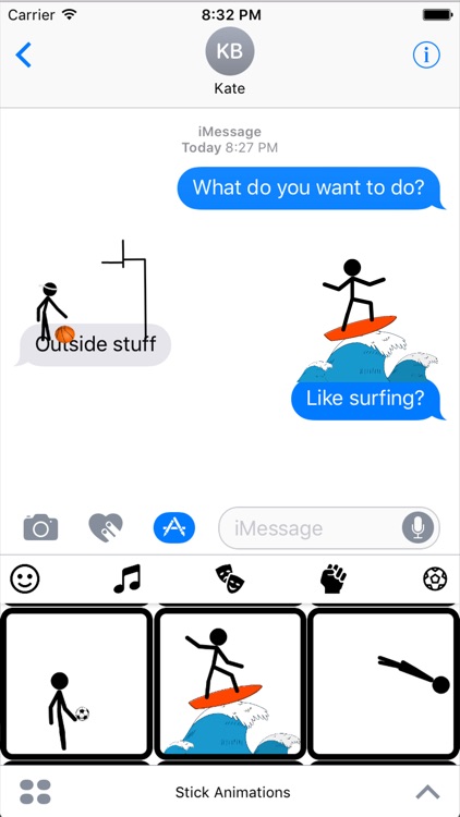 Stickmoji Stickers Animations screenshot-3