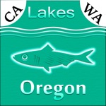 Download Oregon-CA-WA: Lakes & Fishes app
