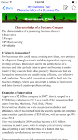 Business Plan(BP) screenshot
