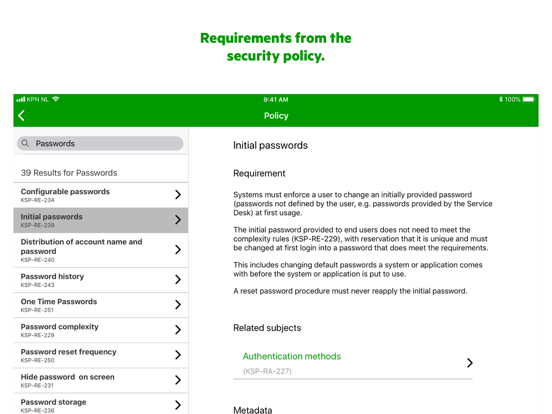 Screenshot #4 pour KPN CISO