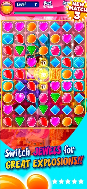 Jewel Match 3 2019 Arcade(圖2)-速報App