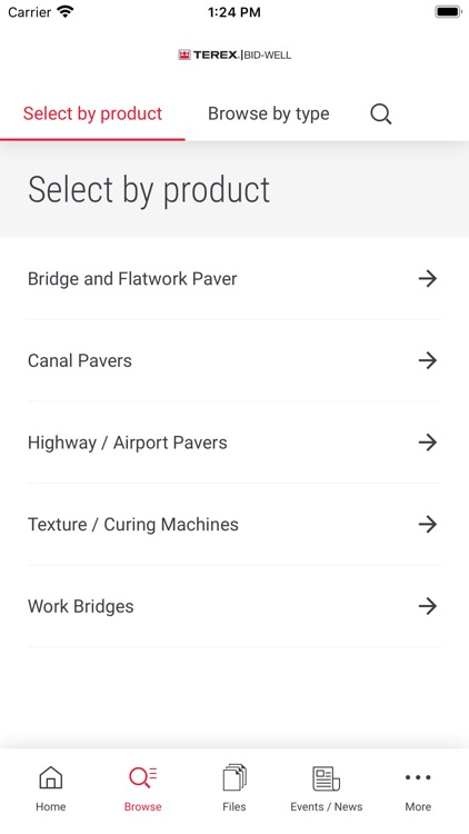 Terex Bid-Well Portal