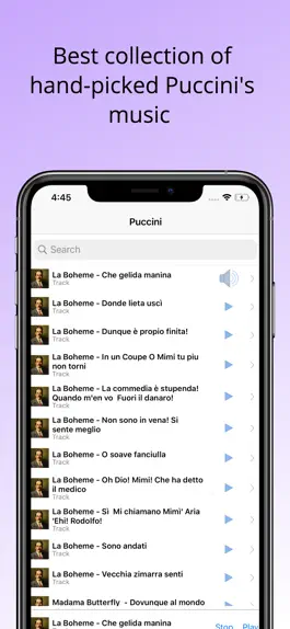 Game screenshot The Best of Puccini Music App mod apk
