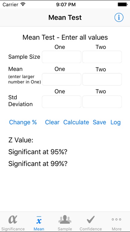 Significance Tester