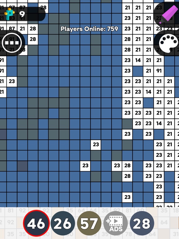 By Number.io iPad screenshot
