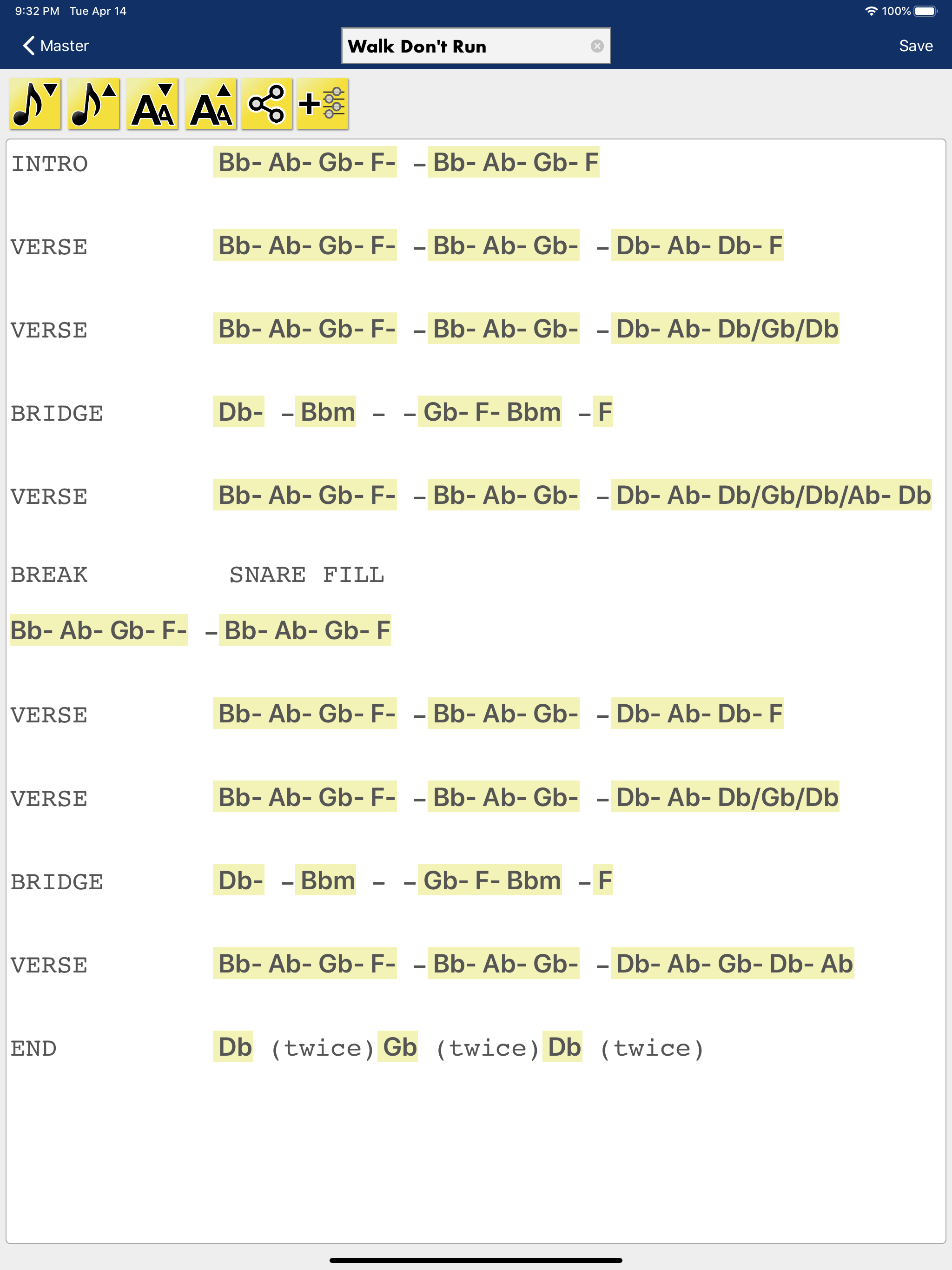 Song Compose and Transpose screenshot 6