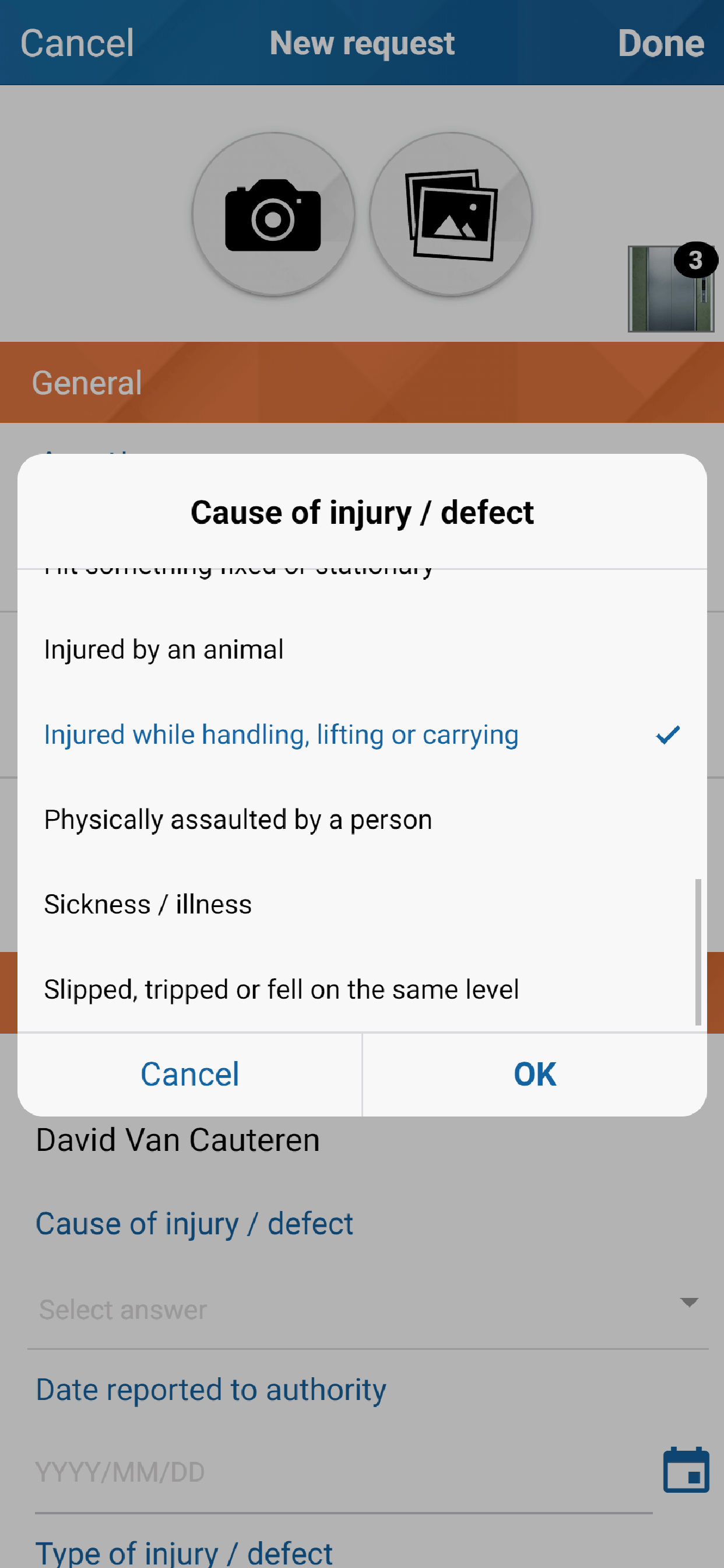 Planon Request For Action