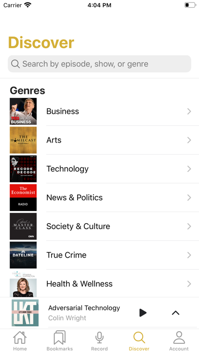 StarCasts iPhone screenshot 5 - Entertainment app