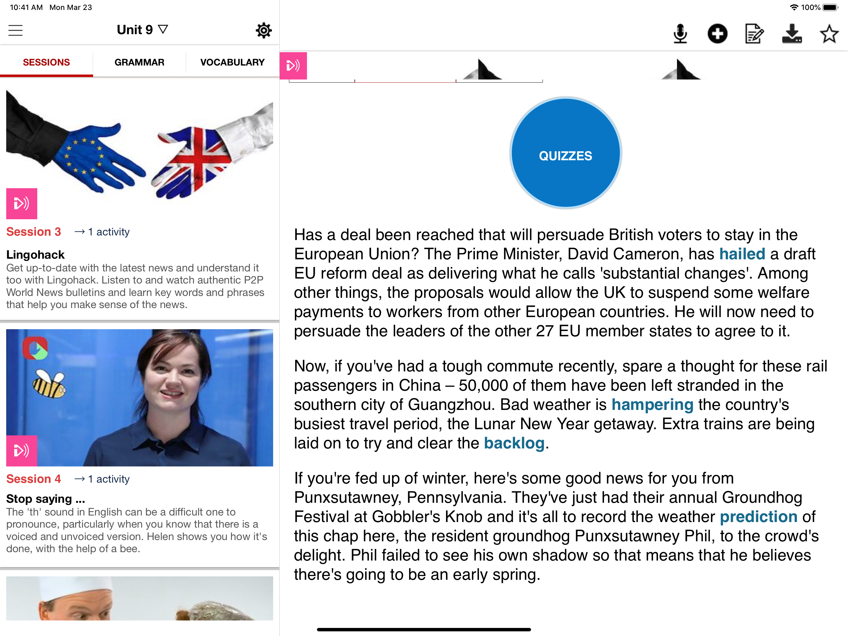 P2P Advanced English Course screenshot 8