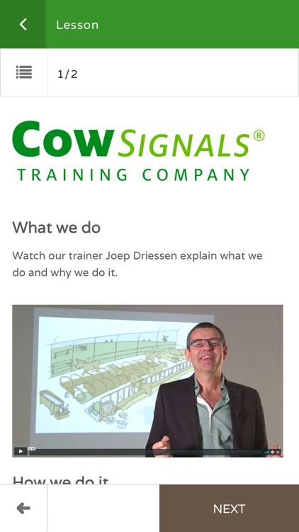 CowSignals® Training Company