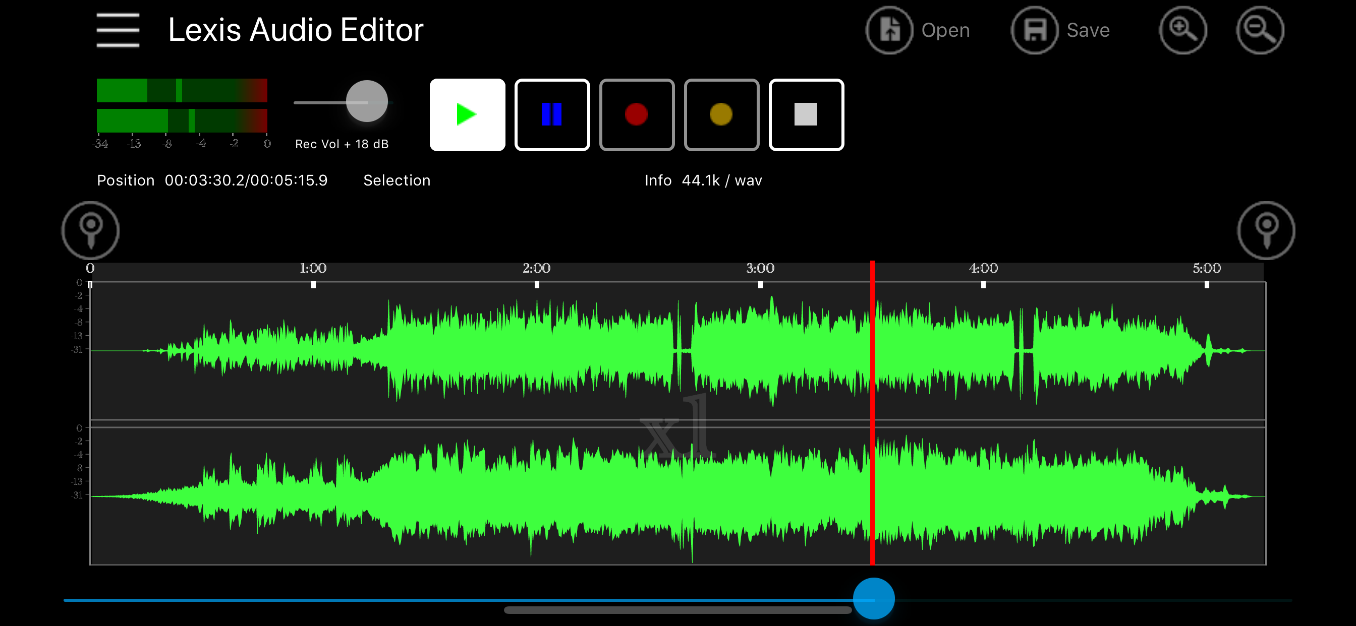 Lexis Audio Editor