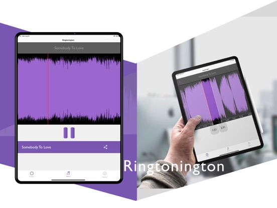 Ringtonington iPad screenshot 1 - Music app