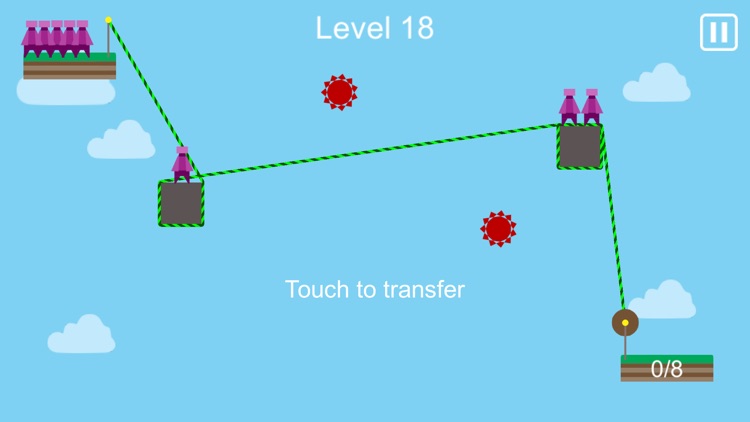Rope Puzzle - Zipline Rescue screenshot-4