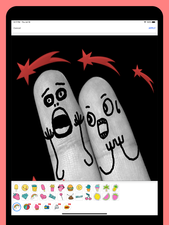 Screenshot #6 pour Cool Finger Faces - Photo Fun!