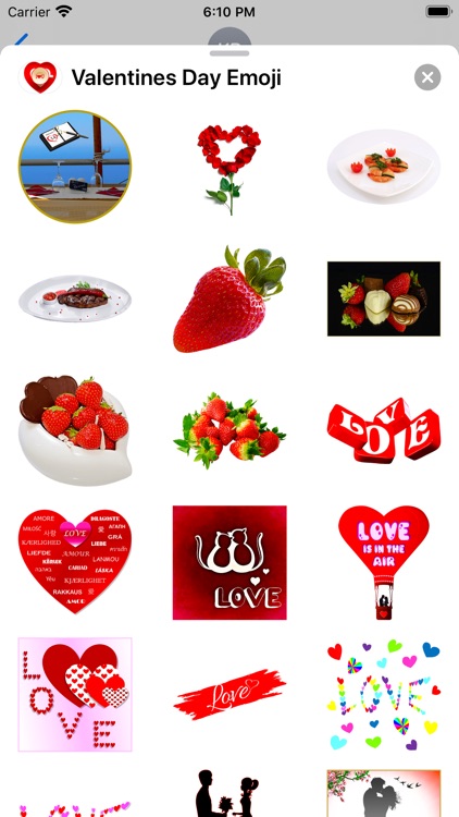 Valentine's Day Love Emoji screenshot-5