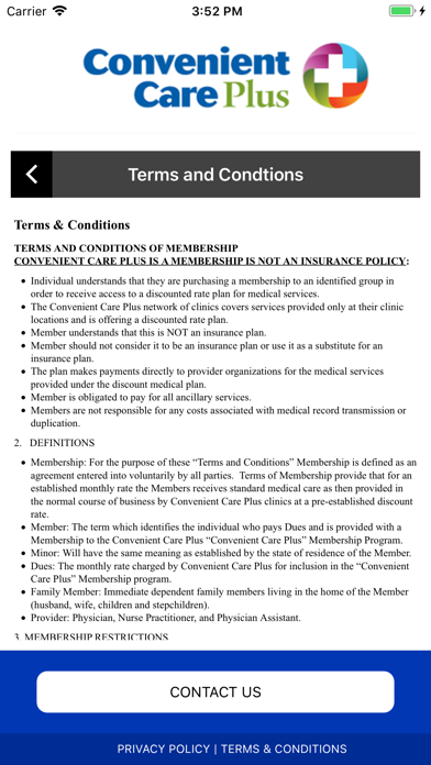 Convenient Care Plus iPhone screenshot 6 - Productivity app