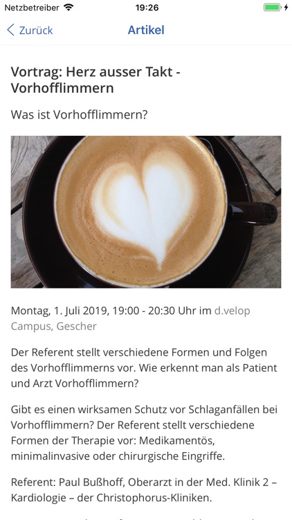 CApp - Christophorus-App