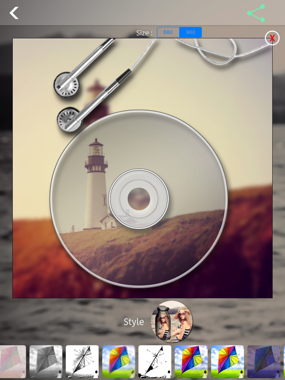 Design Camera  - Art Frames iPad screenshot 4 - Photo & Video app