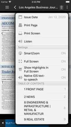 LA Business Journal iPhone image 4