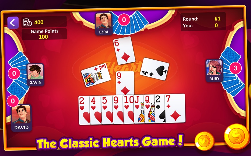 Hearts: Casino Card Game - 1.0 - (macOS)