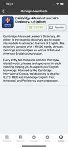 Cambridge English Dictionary screenshot #1 for iPhone