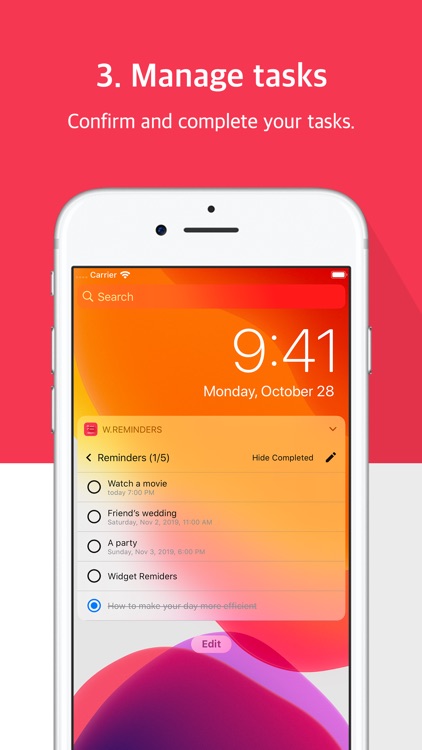 Widget Reminders