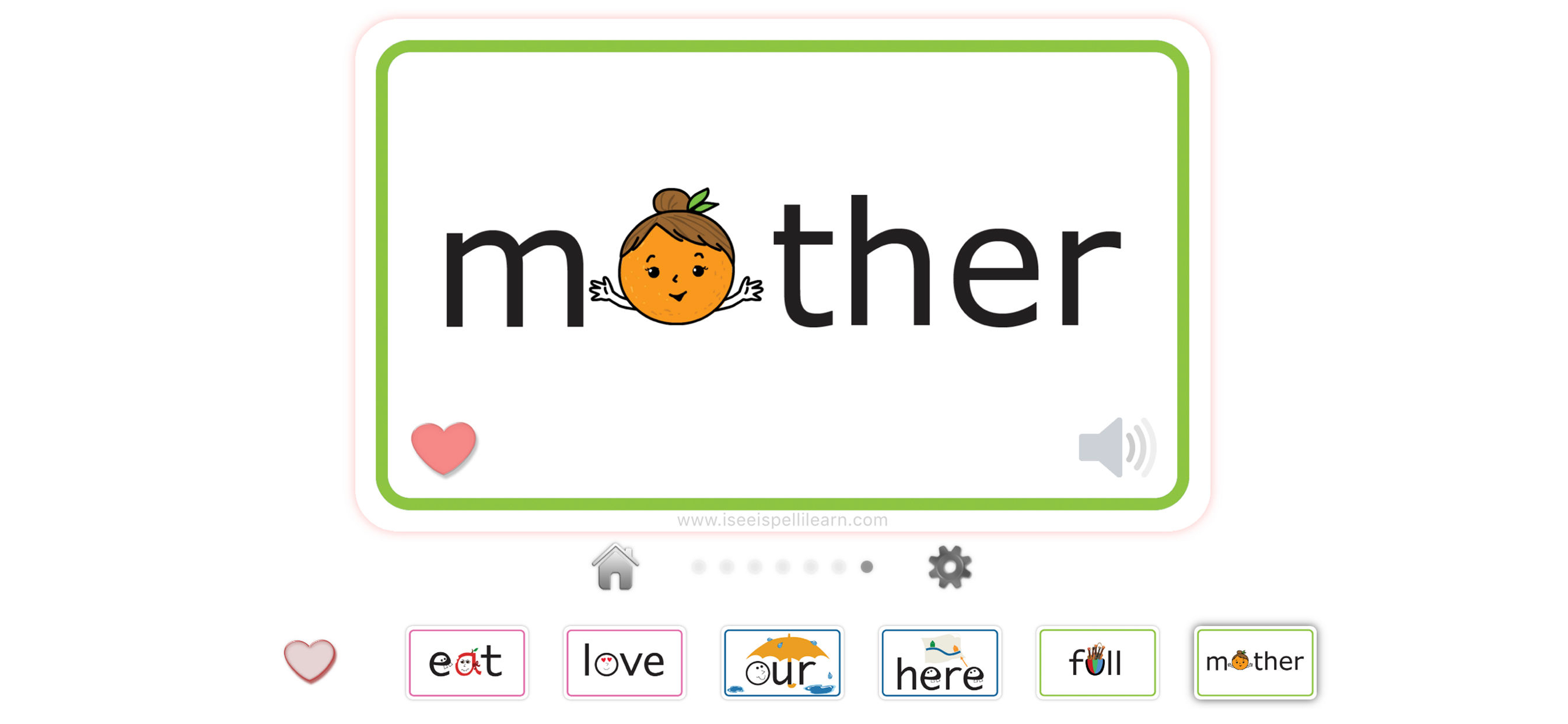 Read Spell Picture Sight Words