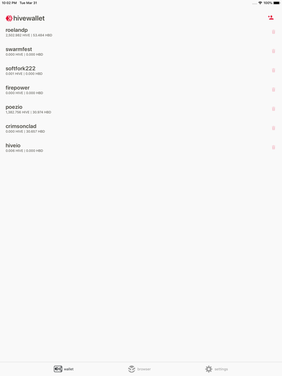 Screenshot #4 pour HiveWallet (formerly Steem)